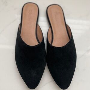 Madewell Remi Mules- True Black Suede